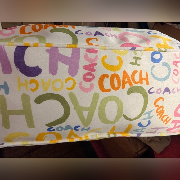 Coach Hampton Scribble Graffiti Boho Y2K Bag NWT - Picture 5 of 12